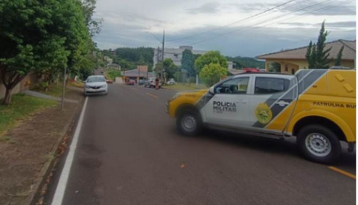 Sicredi de Saudade do Iguaçu é assaltada nesta segunda-feira, dois homens foram presos